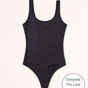 Abercrombie & Fitch Ribbed Scoop Neck Bodysuit